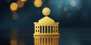 Institutional demand for crypto ETFs illustrated in a news-style graphic