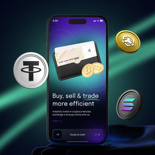 Sterloise trading platform displayed on a mobile phone